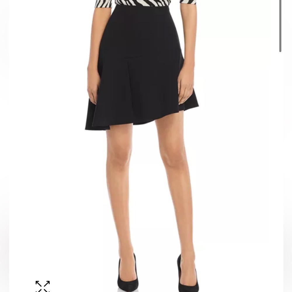 Hugo Boss Vasty Pleated Asymmetrical A-line Skirt